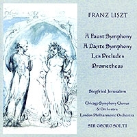 Franz Liszt A Faust Symphony A Dante Symphony Les Preludes Prometheus (2 CD) артикул 701b.