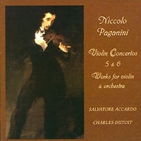 Niccolo Paganini Violin Concertos № 5 & 6 Works For Violin & Orchestra артикул 718b.