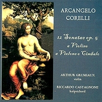 Arcangelo Corelli Sonate Op 5 A Violino E Violone O Cimbalo (2CD) артикул 736b.