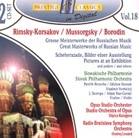 Rimsky-Korsakov / Mussorgsky/ Borodin Prestige Classics In Digital, Vol 18 Great Masterworks Of Russian Music артикул 759b.